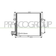 Condensatore Per Mercedes R Class (w251) Dal 2005 Al 2010