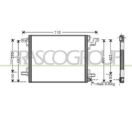 Condensatore Per Mercedes Ml Class (w163) Dal 1998 Al 2001