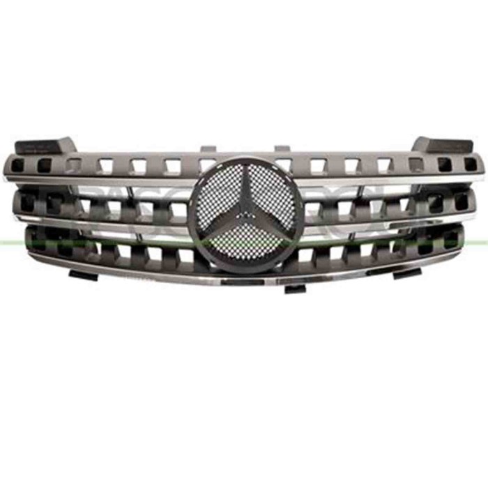 ME8242001_1.JPG Griglia Radiatore Nera Con Modanatura Cromata Per Mercedes Ml Class (w164) Dal 2006 Al 2007