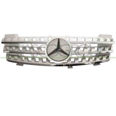ME8242011_1.JPG Griglia Radiatore Argento Con Modanatura Cromata Per Mercedes Ml Class (w164) Dal 2006 Al 2007