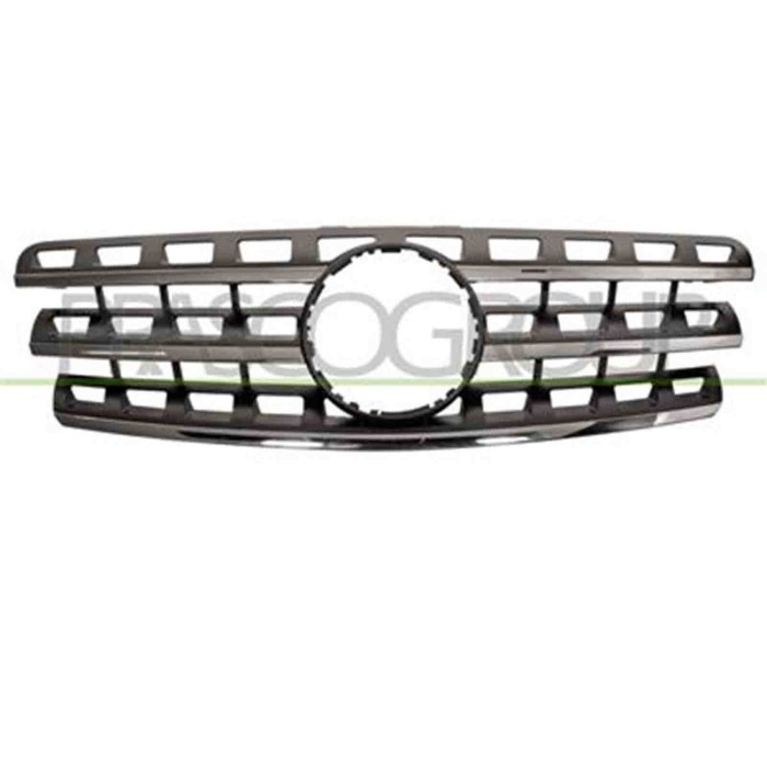 ME8262001_1.JPG Griglia Radiatore Nera Con Modanatura Cromata Per Mercedes Ml Class (w164) Dal 2008 Al 2011