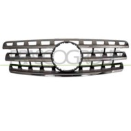Griglia Radiatore Nera Con Modanatura Cromata Per Mercedes Ml Class (w164) Dal 2008 Al 2011