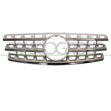 ME8262011_1.JPG Griglia Radiatore Argento Con Modanatura Cromata Per Mercedes Ml Class (w164) Dal 2008 Al 2011