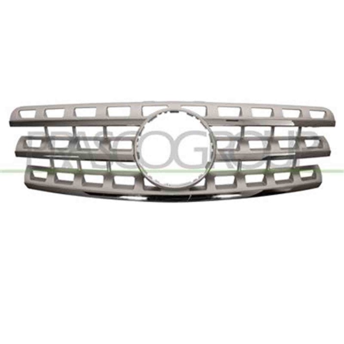 ME8262011_1.JPG Griglia Radiatore Argento Con Modanatura Cromata Per Mercedes Ml Class (w164) Dal 2008 Al 2011