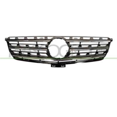 ME8282001_1.JPG Griglia Radiatore Nera Con Modanatura Cromata Per Mercedes Ml Class (w166) Dal 2011 Al 2015
