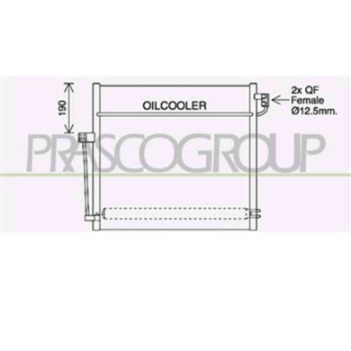 ME828C002_1.JPG Condensatore Per Mercedes Ml Class (w166) Dal 2011 Al 2015