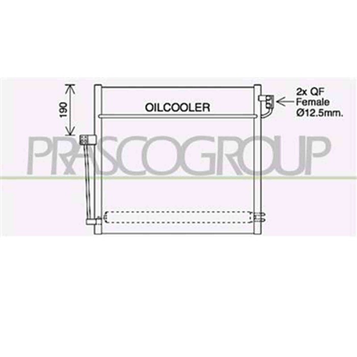 ME828C002_1.JPG Condensatore Per Mercedes Ml Class (w166) Dal 2011 Al 2015