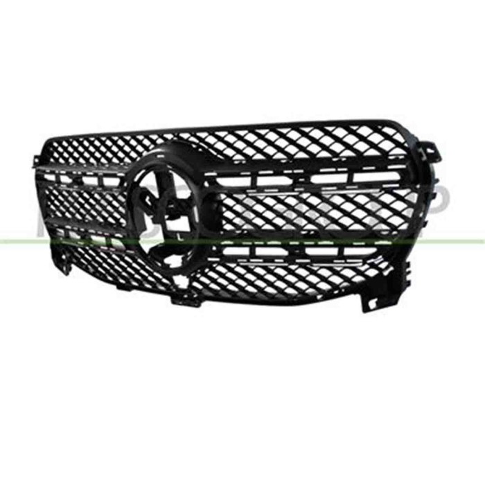ME8342021_1.JPG Griglia Radiatore Nera Con Foro Telecamera Per Mercedes Gle Class (w167) Dal 2019