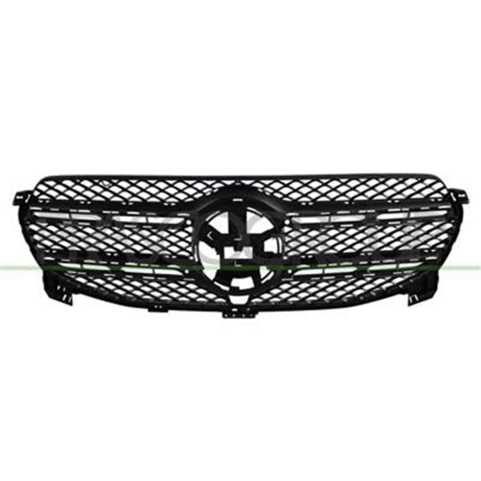 ME8342021_2.JPG Griglia Radiatore Nera Con Foro Telecamera Per Mercedes Gle Class (w167) Dal 2019