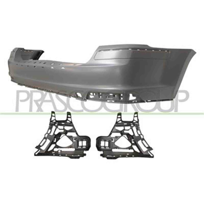 ME8621051_1.JPG Paraurti Posteriore Con Primer Per Mercedes Gl Class (x164) Dal 2009 Al 2012