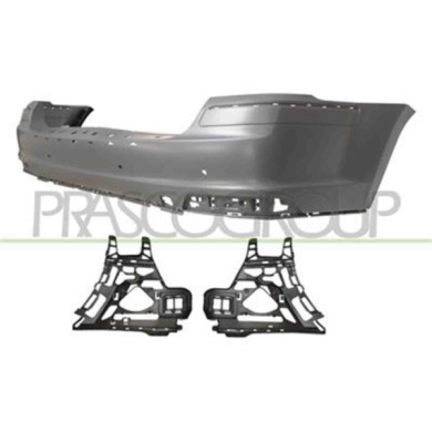 ME8621061_1.JPG Paraurti Posteriore Con Primer Per Mercedes Gl Class (x164) Dal 2009 Al 2012