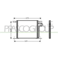 ME907C001_1.JPG Condensatore Per Mercedes Vito (w638) Dal 1995 Al 2003