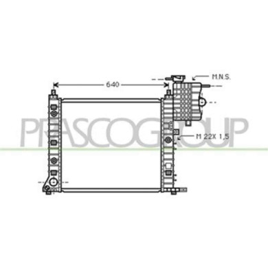 ME907R002_1.JPG Radiatore Per Mercedes Vito (w638) Dal 1995 Al 2003