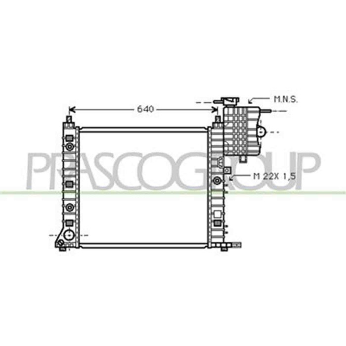 ME907R002_1.JPG Radiatore Per Mercedes Vito (w638) Dal 1995 Al 2003