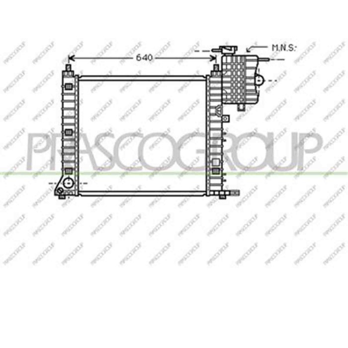 ME907R011_1.JPG Radiatore Per Mercedes Vito (w638) Dal 1995 Al 2003
