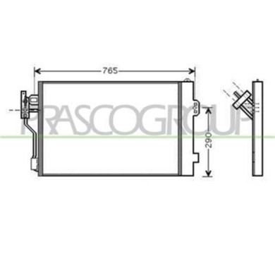 ME909C001_1.JPG Condensatore Per Mercedes V Class - Vito (w639) Dal 2003 Al 2010