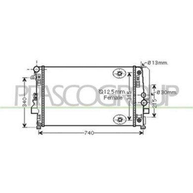 ME909R001_1.JPG Radiatore Per Mercedes V Class - Vito (w639) Dal 2003 Al 2010