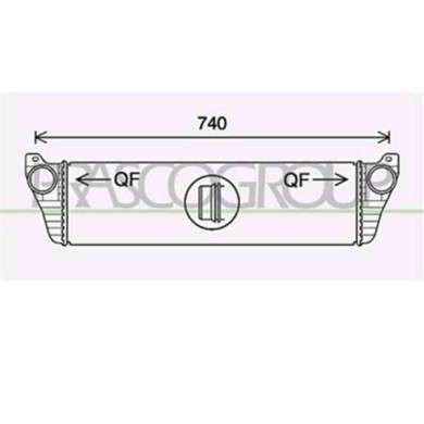 ME910N001_1.JPG Intercooler Per Mercedes V Class - Vito (w639) Dal 2010 Al 2014