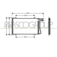 Condensatore Per Mercedes Sprinter Dal 1995 Al 2000