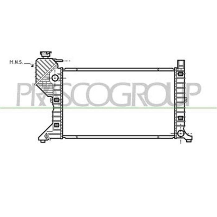 ME915R003_1.JPG Radiatore Per Mercedes Sprinter Dal 1995 Al 2000