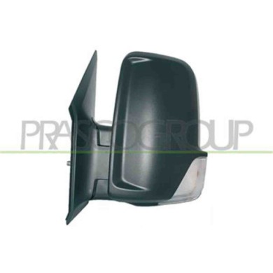 GUIDA_ALLA_SCELTA.JPG Retrovisore Sinistro Manuale Nero Con Fanale Per Mercedes Sprinter Dal 2006 Al 2013