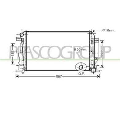 ME919R001_1.JPG Radiatore Per Mercedes Sprinter Dal 2006 Al 2013