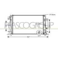 Radiatore Per Mercedes Sprinter Dal 2006 Al 2013