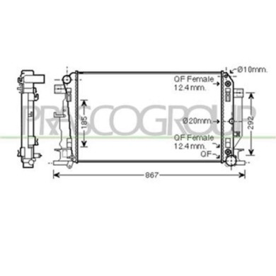 ME919R006_1.JPG Radiatore Per Mercedes Sprinter Dal 2006 Al 2013
