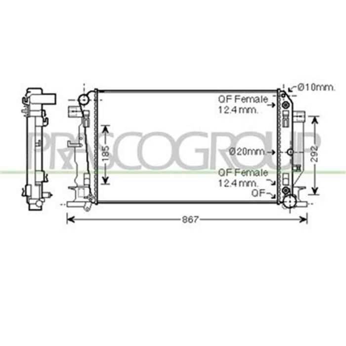 ME919R006_1.JPG Radiatore Per Mercedes Sprinter Dal 2006 Al 2013