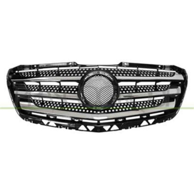 ME9212011_1.JPG Griglia Radiatore Nera Con Modanatura Cromata Per Mercedes Sprinter Dal 2013 Al 2018