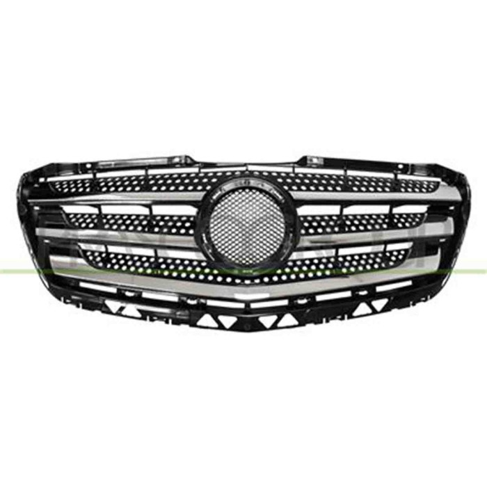 ME9212011_1.JPG Griglia Radiatore Nera Con Modanatura Cromata Per Mercedes Sprinter Dal 2013 Al 2018