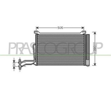 MN304C002_1.JPG Condensatore Per Mini Mini (bmw) R50/r53/r52 Dal 2001 Al 2004