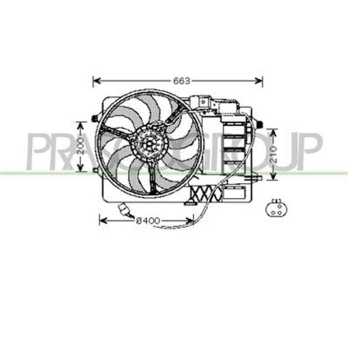MN304F002_1.JPG Ventola Per Mini Mini (bmw) R50/r53/r52 Dal 2001 Al 2004