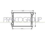 MN304R004_1.JPG Radiatore Per Mini Mini (bmw) R50/r53/r52 Dal 2001 Al 2004