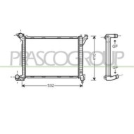 Radiatore Per Mini Mini (bmw) R50/r53/r52 Dal 2004 Al 2006