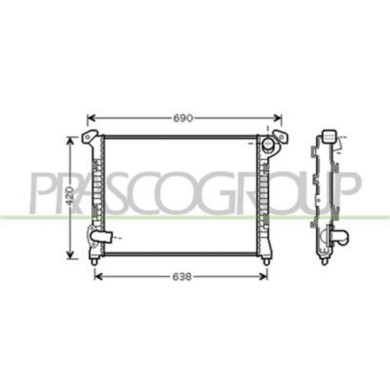 MN306R005_1.JPG Radiatore Per Mini Mini (bmw) R50/r53/r52 Dal 2004 Al 2006