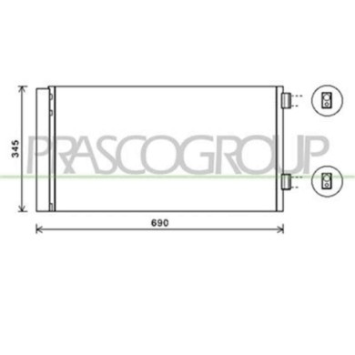 MN308C003_1.JPG Condensatore Per Mini Mini (bmw) R56/r57 Dal 2006 Al 2010