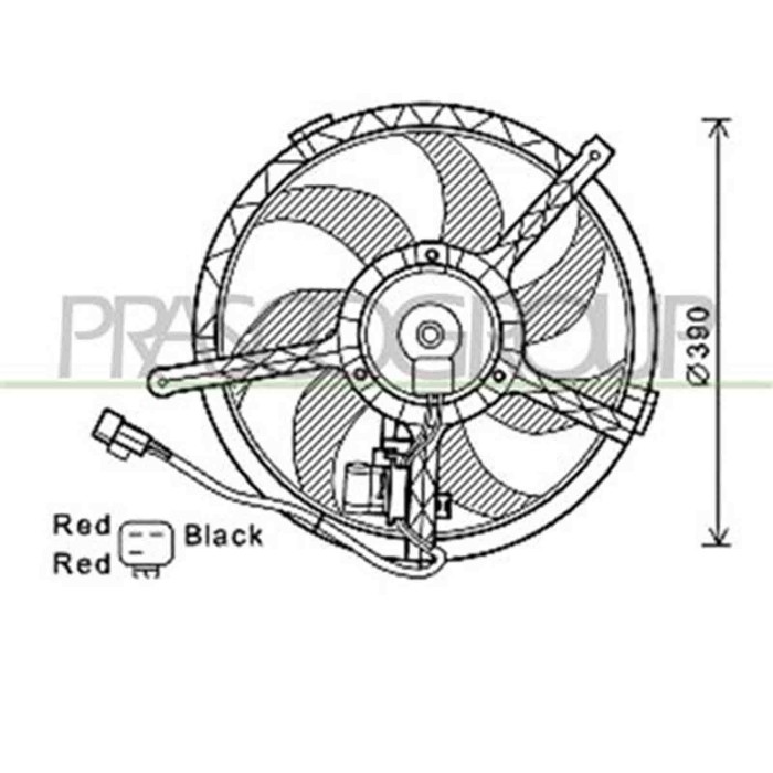 MN308F001_1.JPG Ventola Per Mini Mini (bmw) R56/r57 Dal 2006 Al 2010