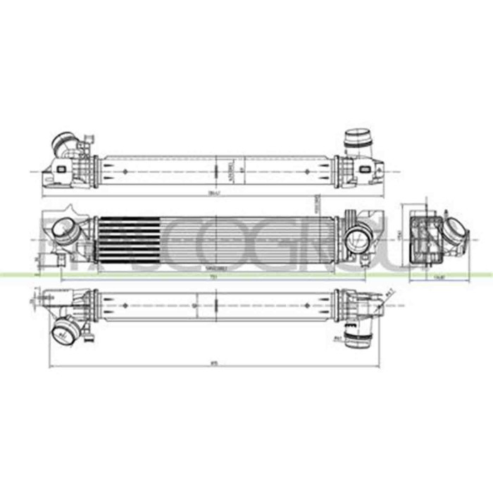 MN312N001_2.JPG Intercooler Per Mini Mini (bmw) F56/f55/f57 Dal 2014 Al 2021