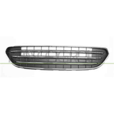MN7042011_1.JPG Griglia Radiatore Nera Con Modanature E Cornice Cromate Per Mini Mini (bmw) Countryman (f60) Dal 2017 Al 2020