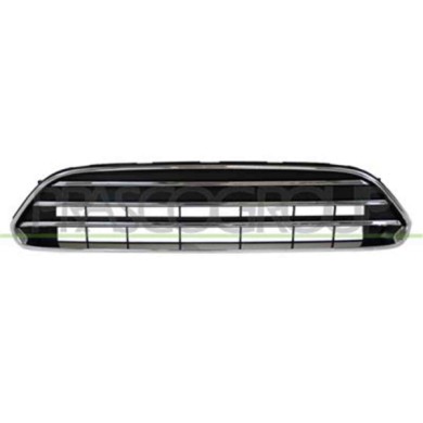 MN7062001_2.JPG Griglia Radiatore Nera Con Modanature E Cornice Cromate Per Mini Mini (bmw) Countryman (f60) Dal 2020