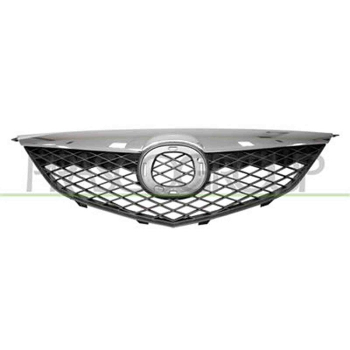 MZ0492000_1.JPG Griglia Radiatore Nera Con Cornice Cromata Per Mazda 6 Gg/gy Dal 2002 Al 2005