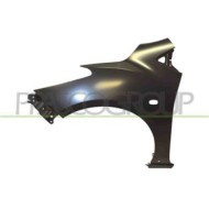 Parafango Anteriore Sinistro Con Fori Modanatura E Lucciola Per Mazda 2 (de) Dal 2008 Al 2014