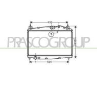 Radiatore Per Mazda 2 (de) Dal 2008 Al 2014