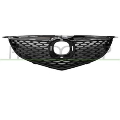 MZ3262011_1.JPG Griglia Radiatore Nera Con Modanatura Cromata Per Mazda 3 (bk) Dal 2003 Al 2007