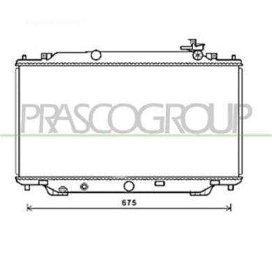 MZ332R001_2.JPG Radiatore Per Mazda 3 (bn) Dal 2013 Al 2016