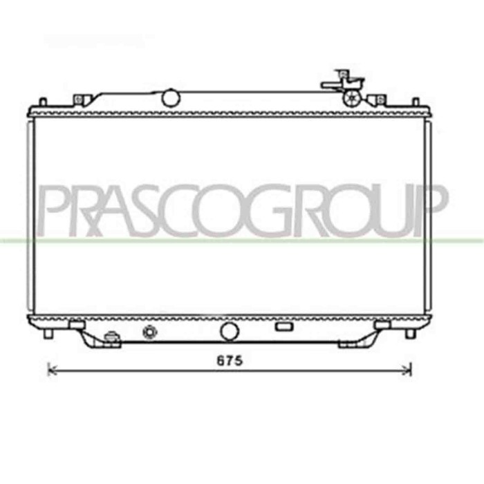 MZ332R001_2.JPG Radiatore Per Mazda 3 (bn) Dal 2013 Al 2016