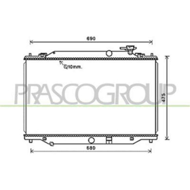 MZ702R002_1.JPG Radiatore Per Mazda Cx5 (ke) Dal 2012 Al 2015