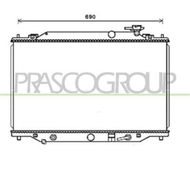MZ702R003_2.JPG Radiatore Per Mazda Cx5 (ke) Dal 2012 Al 2015