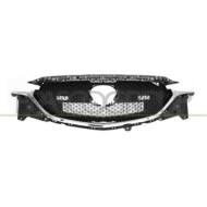 Griglia Radiatore Nera Con Modanatura Cromata Per Mazda Cx5 (kf) Dal 2017 Al 2021